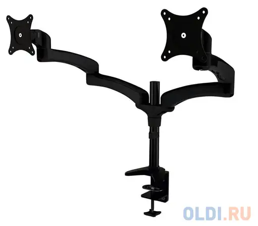 Кронштейн для мониторов cactus cs-vm-fe124d-bk черный 15