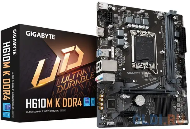 Материнская плата gigabyte h610m k ddr4, фотография 1