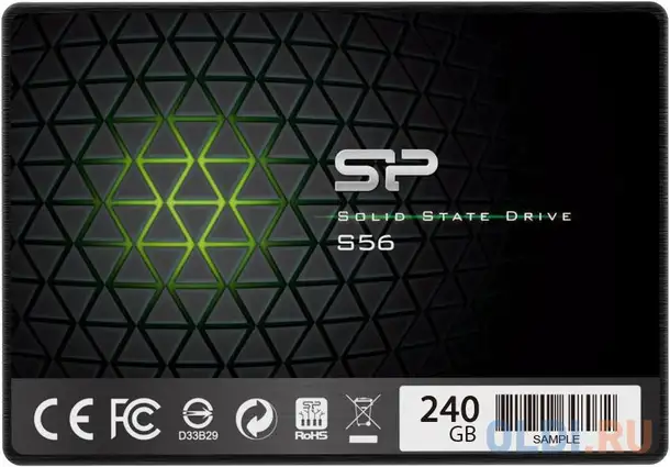 Твердотельный диск 240gb silicon power s56, 2.5