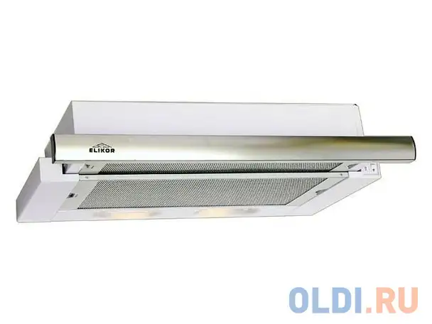 Вытяжка встраиваемая elikor интегра 60 белый/нерж, фотография 1