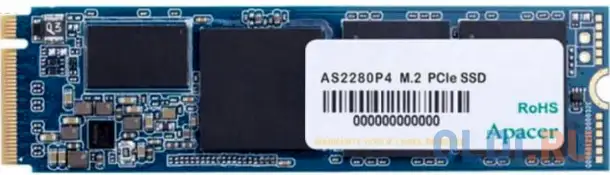 Ssd накопитель apacer as2280p4 256 gb pci-e 3.0 x4, фотография 1
