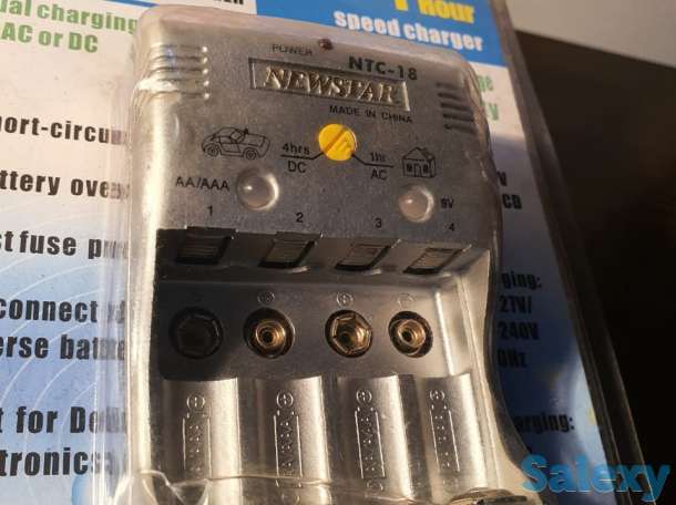 Зарядное устройство Newstar NTC-18, зарядка на 4 штуки за один час, фотография 3