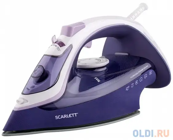 Утюг scarlett sc-si30k37 2400вт фиолетовый, фотография 1