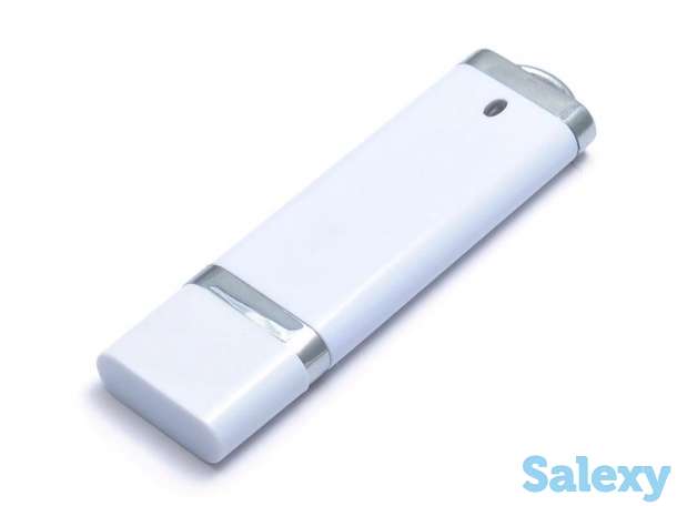 Продам USB флешка пластиковая для брендирования, 16GB (Белая), фотография 1
