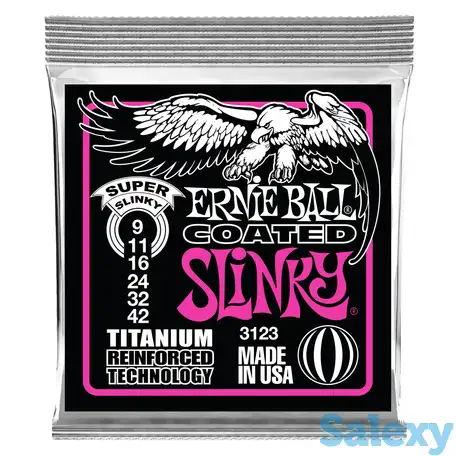 Струны для электрогитары ernie ball super slinky p03123, фотография 1