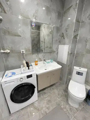 2-евро комнатная квартира, Таумыш Жумагалиева 15 блок А, фотография 12