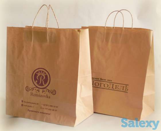 Печать на крафт пакетах, фотография 1