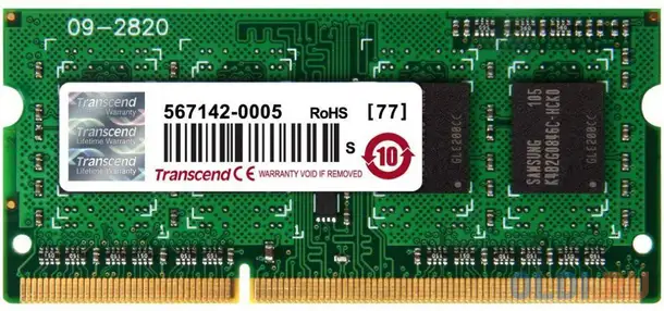 Оперативная память для ноутбука transcend jm2666hse-32g so-dimm 32gb ddr4 2666mhz, фотография 1