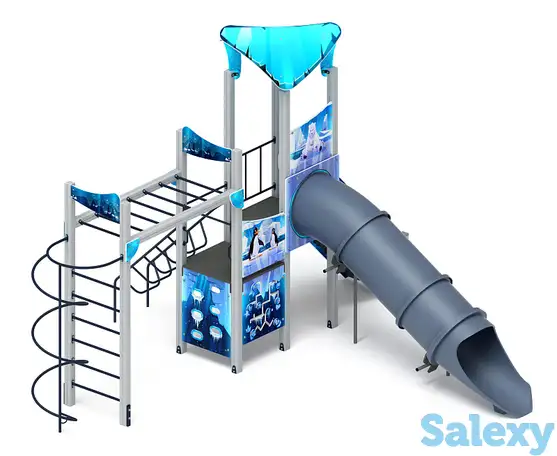 Волшебный город (горка труба) (снежная королева)  - дик 2.19.04-02 - игровой комплекс н=1500, фотография 1