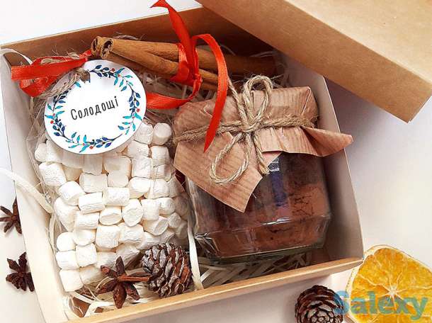 Новогодние наборы. Оформление подарков с любым наполнением., фотография 1