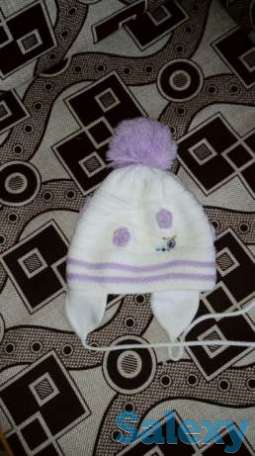 Зимняя шапка с шарфом, фотография 1