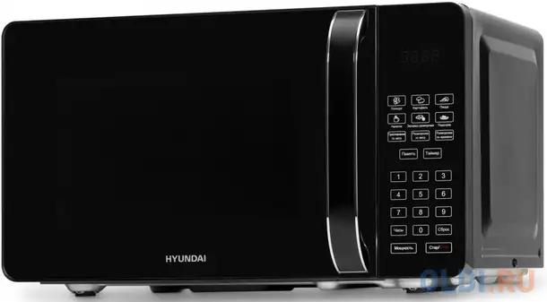 Микроволновая печь hyundai hym-d2076 700 вт чёрный, фотография 1