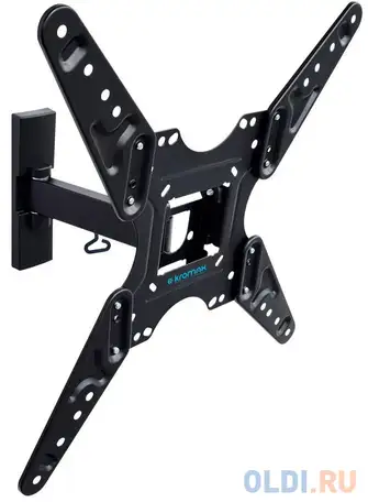 Кронштейн для телевизора kromax optima-413 серый 20