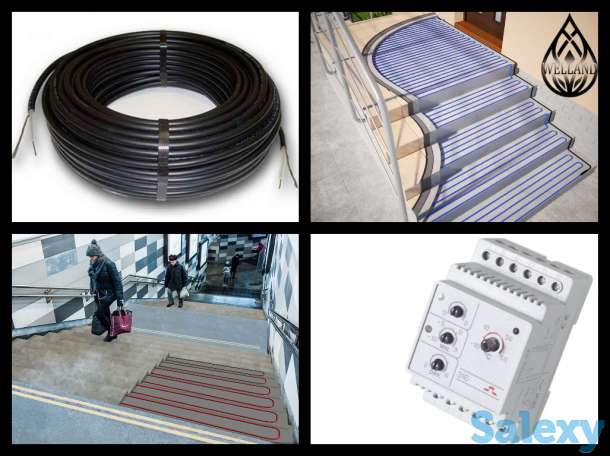 Греющий кабель для обогрева уличных площадок и лестниц, фотография 1