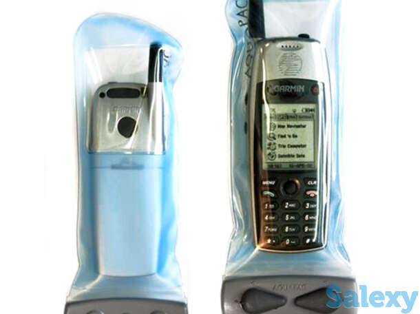 Водонепроницаемый чехол aquapac 114 - small electronics 180х70 мм, голубой, фотография 1