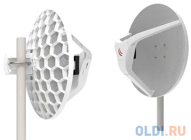Комплект 2х точек доступа lhgg-60ad [rblhgg-60adkit] mikrotik wireless wire dish 1x, фотография 1