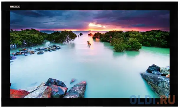 Экран настенный на раме lumien cinema home 136x229 см 136x229 см, фотография 1