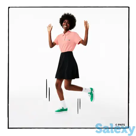 Женская рубашка-поло lacoste x peanuts regular fit из органического хлопка, фотография 1