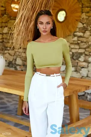 Топ с открытой спинкой, фотография 1