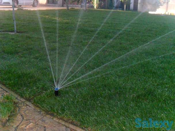 полив газона в астане, фотография 2