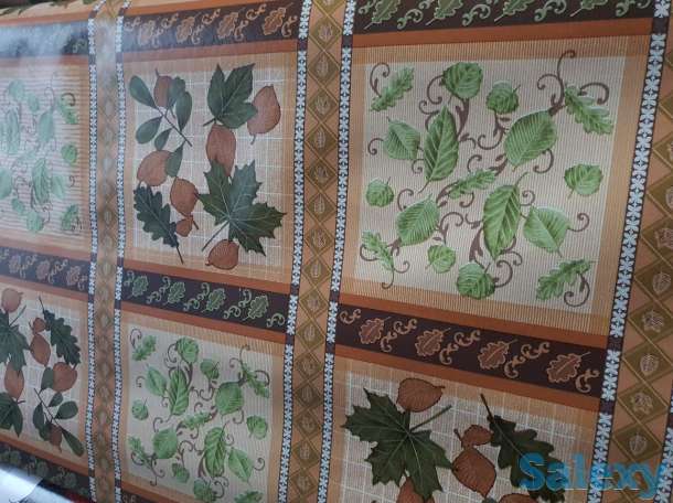 Клеенка скатерть с листьями дуба летняя, Турция, фотография 3