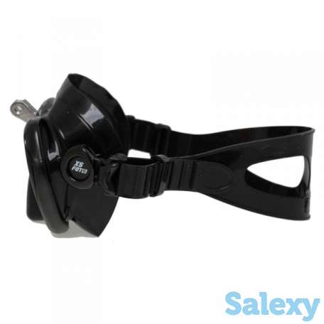 Маска подводная marlin ready (черный силикон) с креплением под gopro black, фотография 3