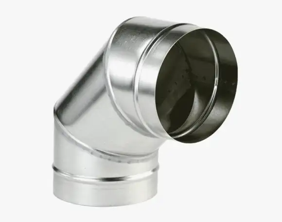 Отвод круглый 90, D 80-1250 мм, s 0,5-5 мм, L 0,027-1,25 м, фотография 1