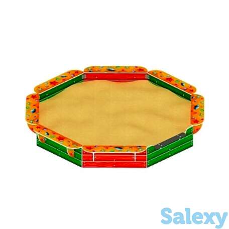 Песочница восьмигранная (ракушки) - ио 5.01.04-40, фотография 1
