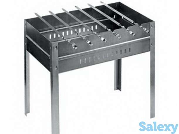 Мангал forester разборный с ребрами жесткости с 6 шампурами, фотография 1