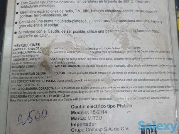 Паяльник-пистолет Mmitzu 30-80 Ватт, фотография 2