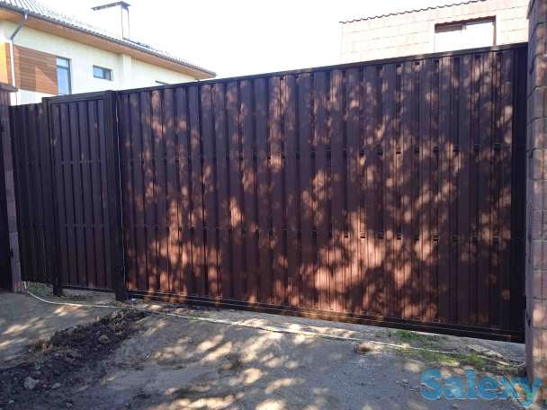 Откатные ворота, автоматика, фотография 2