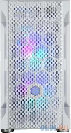 Корпус microatx silverstone fara h1m pro без бп белый, фотография 1