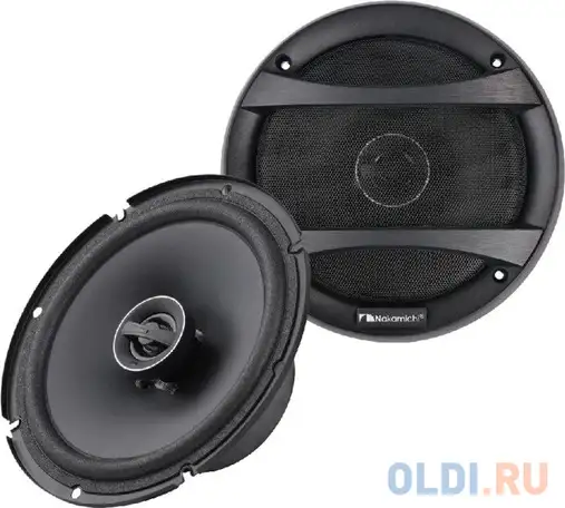 Колонки автомобильные nakamichi nse-1638 260вт 87дб 4ом 16см (6.5дюйм) (ком.:2кол.) коаксиальные, фотография 1