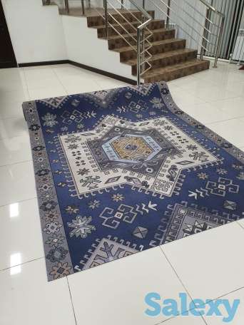 Коврик Голубой Кечуа ковер ковровая дорожка Ширина 200 см, фотография 3