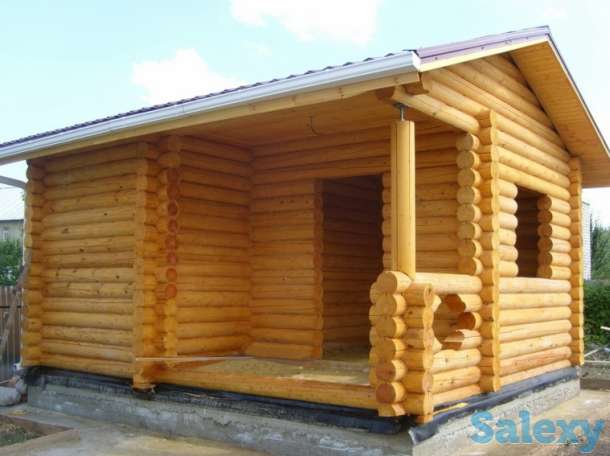 Строительство бани из блока сруба и бруса., фотография 5