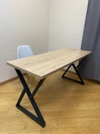 Компьютерный стол Anelly SB-02.011 ЛДСП 150x60x75 см коричневый, фотография 1