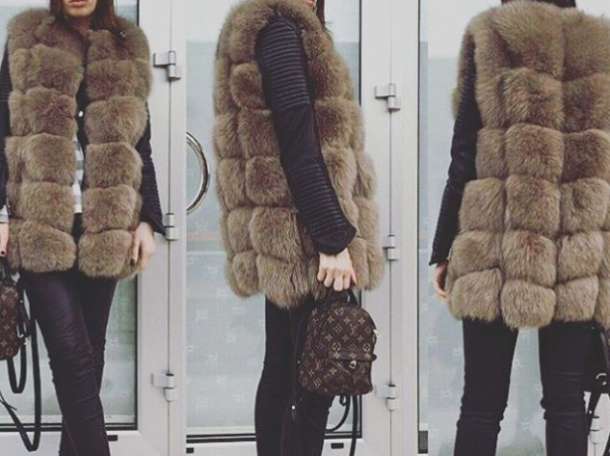 Жилетки меховые Турция , фотография 6