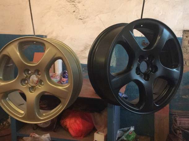 Покраска автомобильных дисков порошковой краской, фотография 1