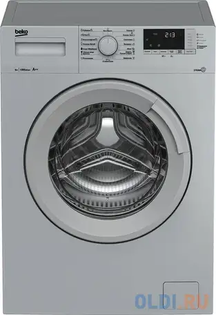 Стиральная машина beko wsre6512zss класс: a загр.фронтальная макс.:6кг серебристый, фотография 1