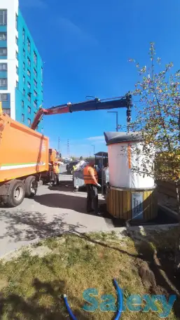 Мусорные контейнеры заглубленного типа, фотография 2