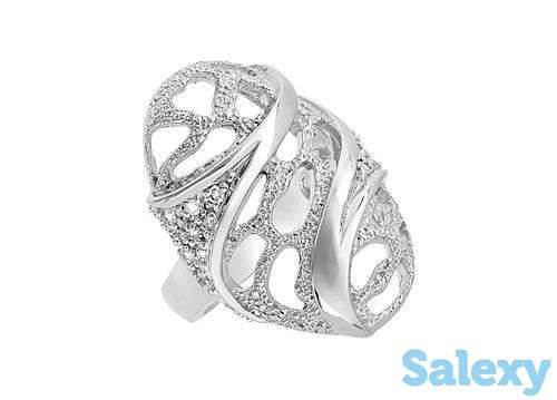 Кольцо и подвеска из серебра с фианитами, фотография 1