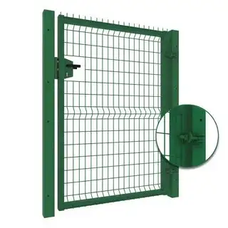 Ворота для панельных ограждений 3D, фотография 5