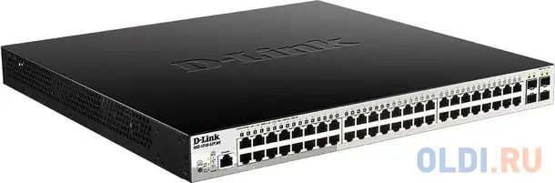 Коммутатор d-link dgs-1210-52/me/b1 48g 4sfp управляемый, фотография 1