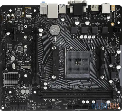 Материнская плата asrock b550m-hdv, фотография 1