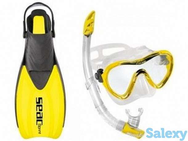 Набор seacsub tris sprint желтый (прозрачный силикон), фотография 1