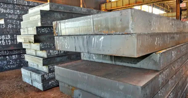 Кованый лист металла, s 6-600 мм, Раскрой: 0.72х2.1; 0.72х2.11; 0.72х2.12... м, Марка: 45; 5ХНМ; 38Х2МЮА..., фотография 1