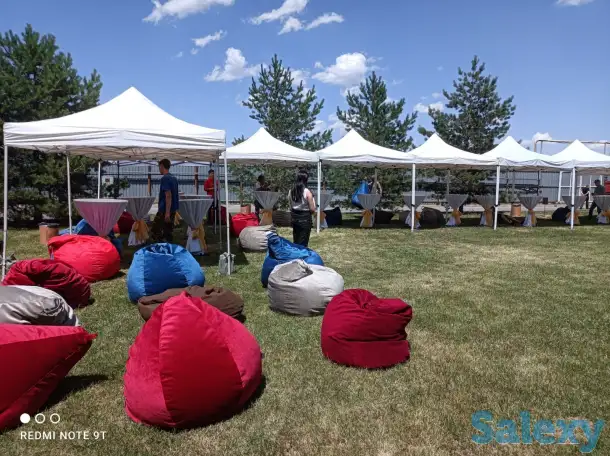 Прокат Аренда Столы Стулья Пуфики Посуда Оформление Цветы Шары и пр., фотография 3