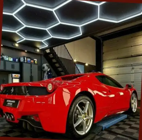 Светодиодные светильники LED модульное освещение для СТО, фотография 3