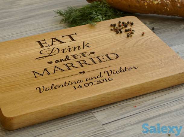 Гравировка на деревянных досках. Лазерная гравировка на досках любых размеров., фотография 1