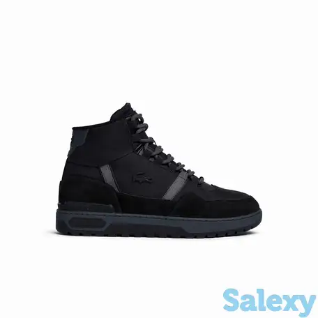 Мужские высокие кроссовки lacoste t-clip, фотография 1